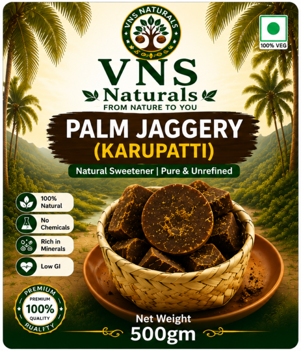 PALM JAGGERY (KARUPATTI) 500 GM
